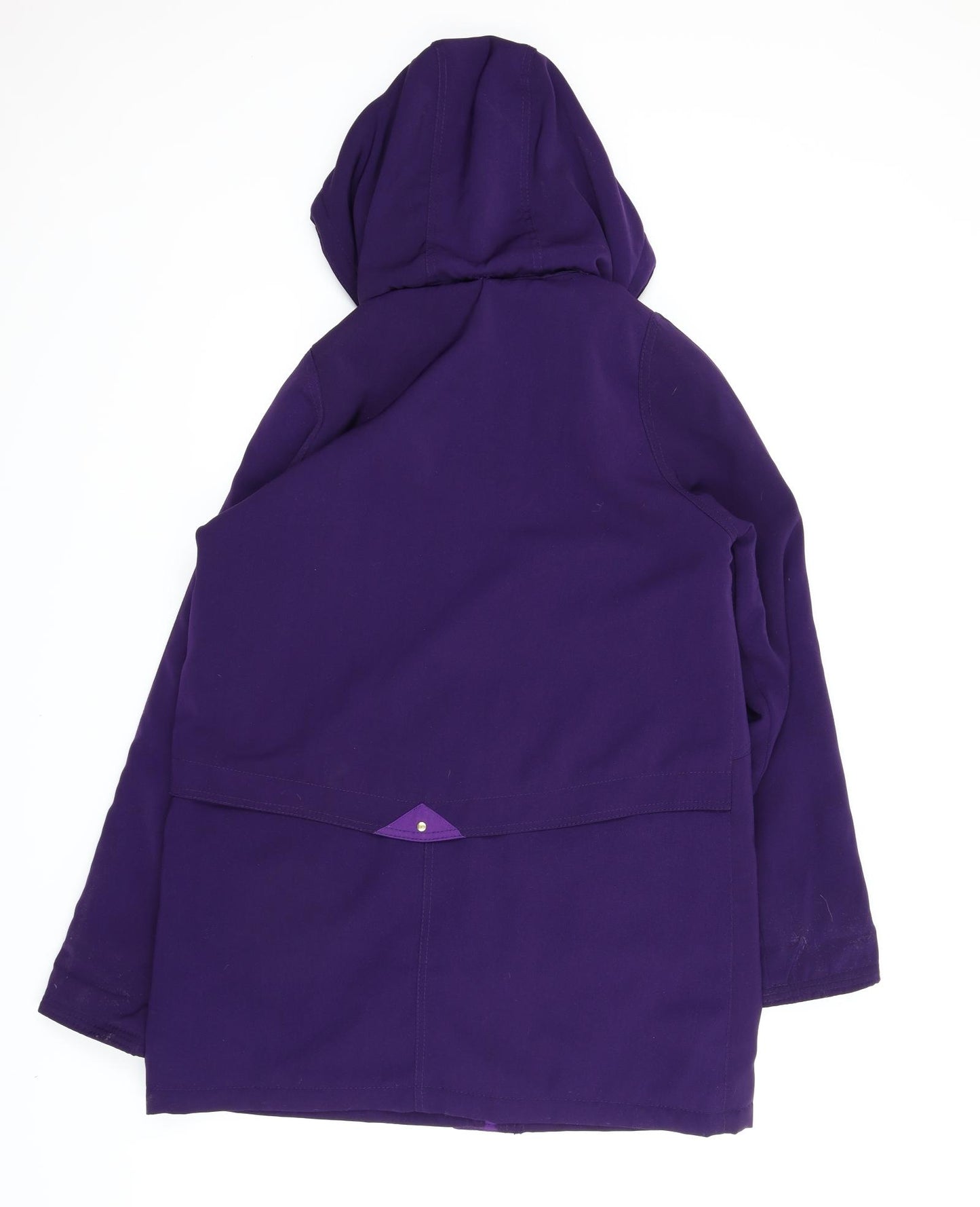 EWM Womens Purple   Parka Coat Size 14