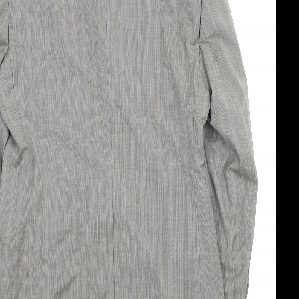 NEXT Mens Brown Striped  Jacket Suit Jacket Size 36