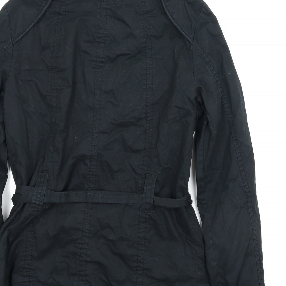 Basic Womens Black   Military Jacket Coat Size S