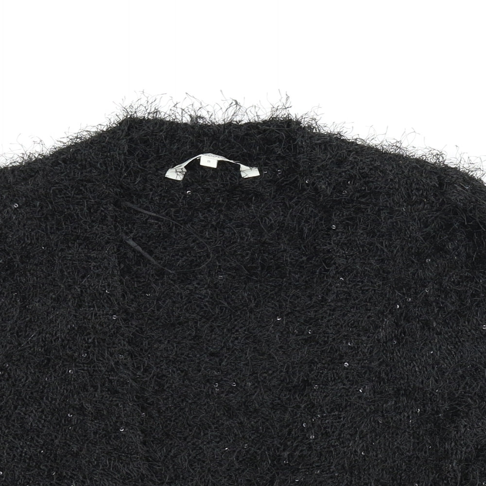 Peacocks Womens Black   Cardigan Jumper Size 8