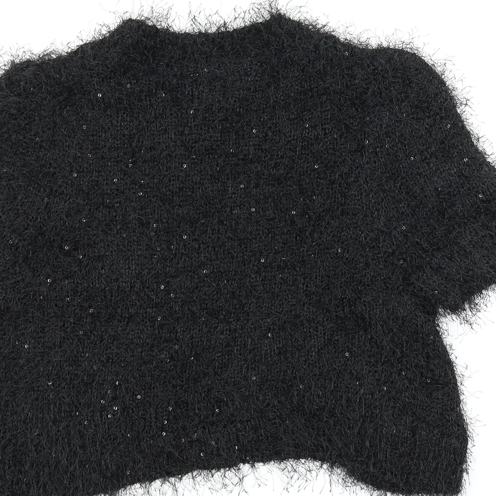 Peacocks Womens Black   Cardigan Jumper Size 8