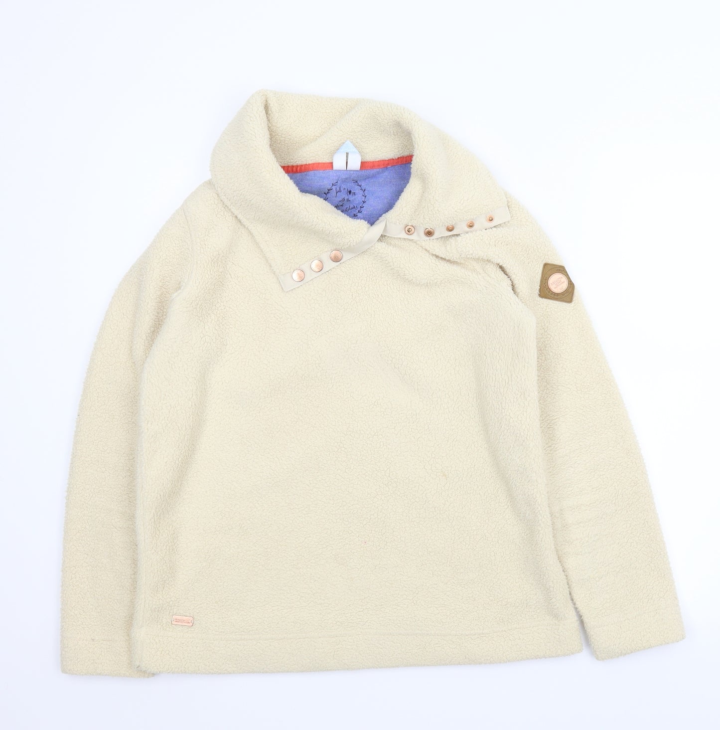 Regatta Womens Ivory  Fleece Pullover Jumper Size 12