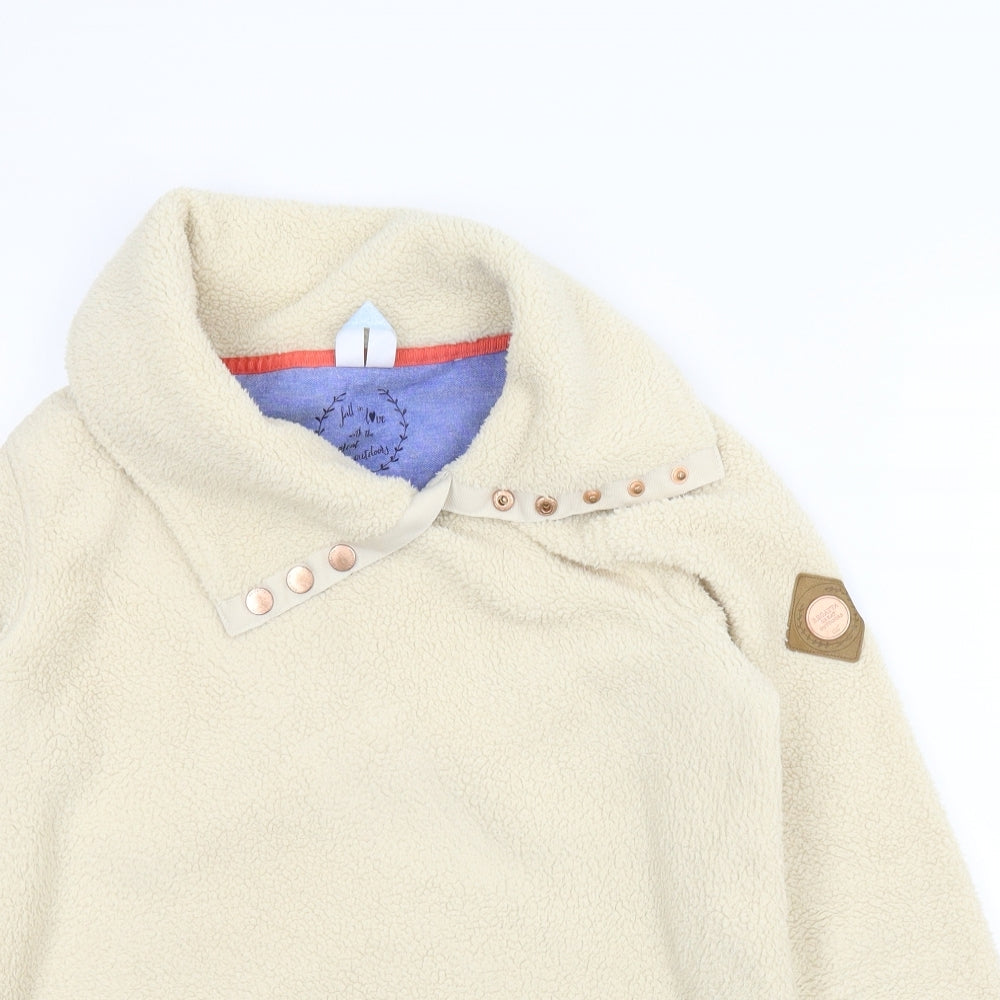 Regatta Womens Ivory  Fleece Pullover Jumper Size 12