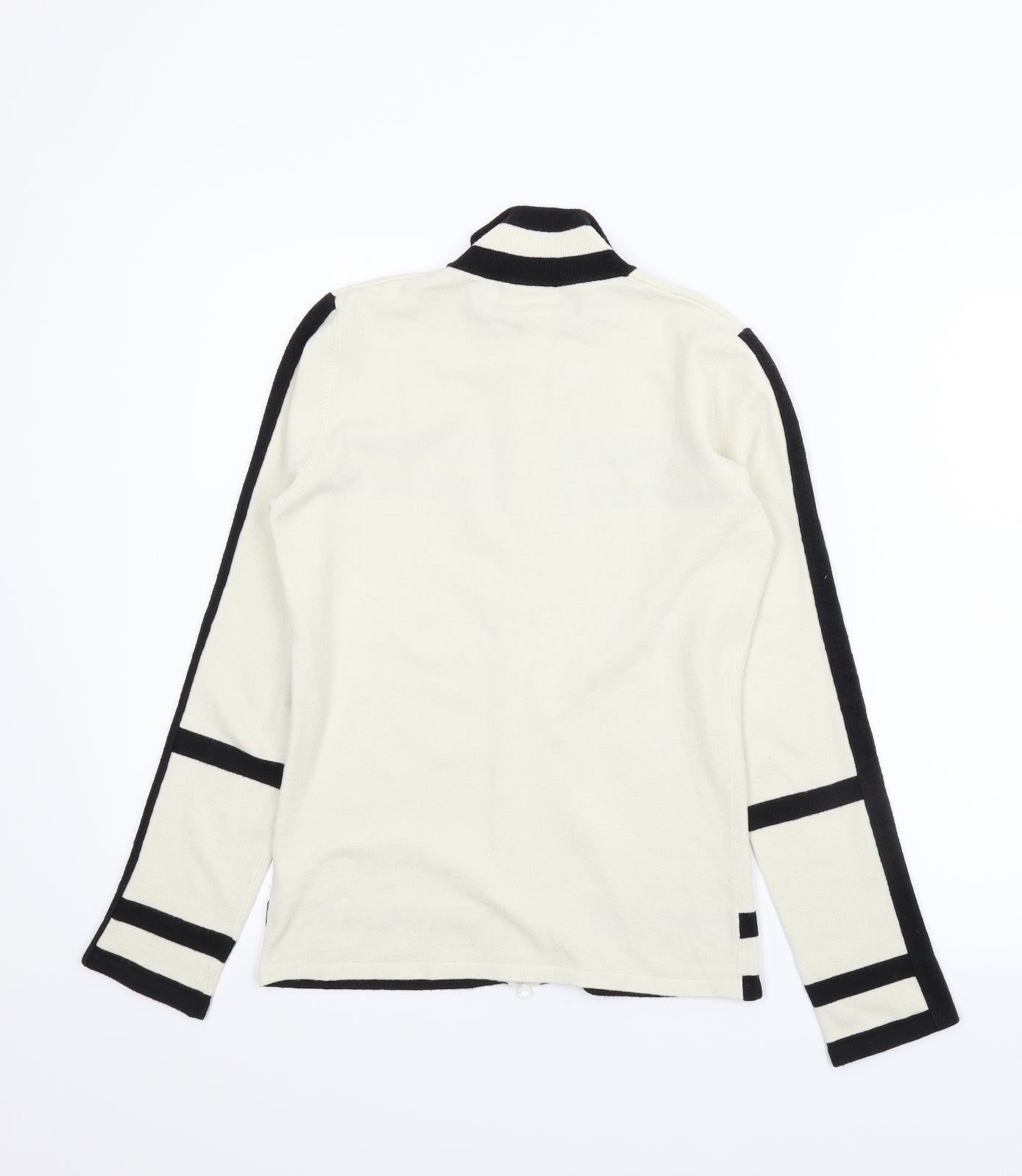 NEXT Womens Ivory   Full Zip Jumper Size 10