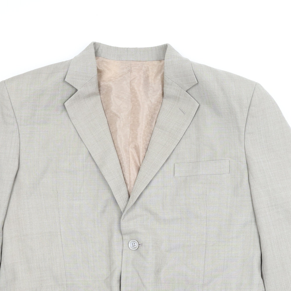 Amar Mens Brown   Jacket Suit Jacket Size 40