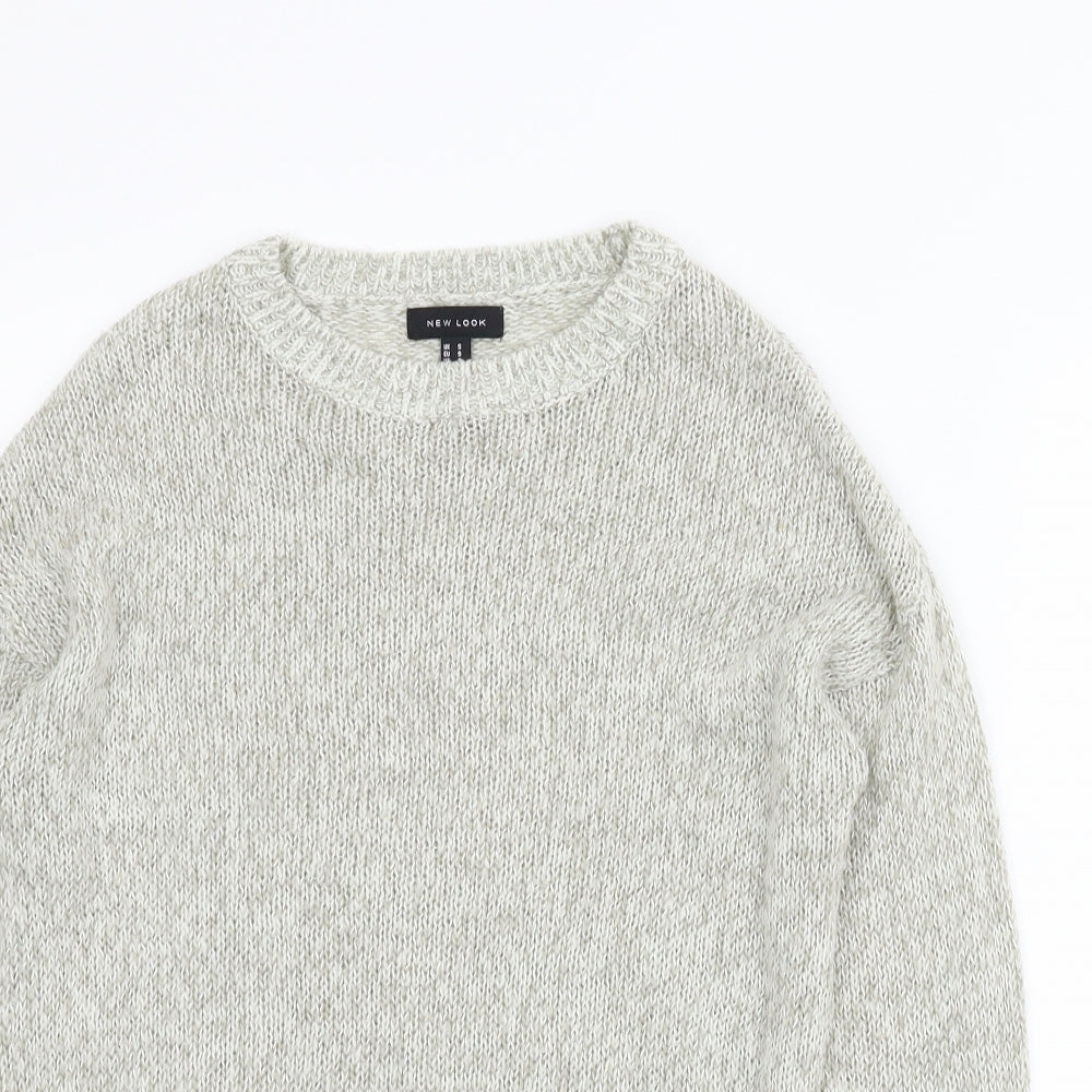 New Look Womens Grey   Pullover Jumper Size S