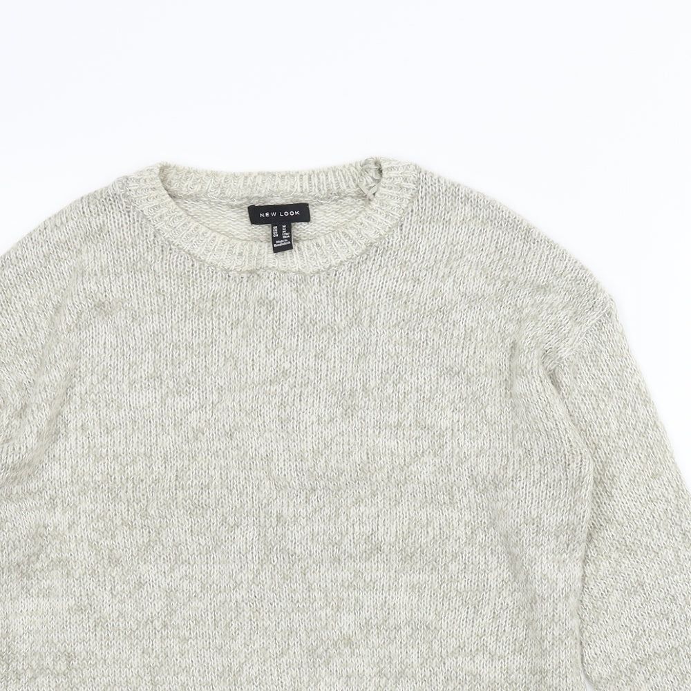 New Look Womens Grey   Pullover Jumper Size M