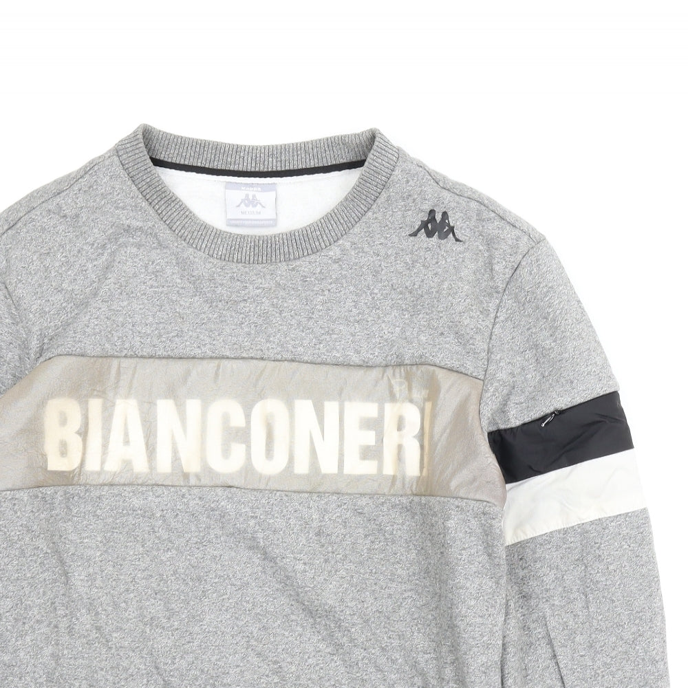 Kappa Mens Grey   Pullover Sweatshirt Size M