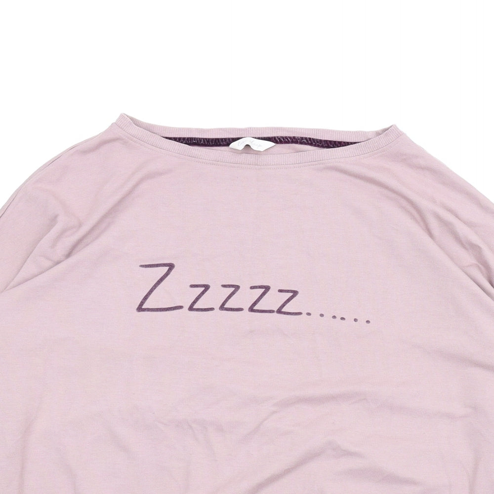 M&S Womens Purple   Top Pyjama Top Size 14