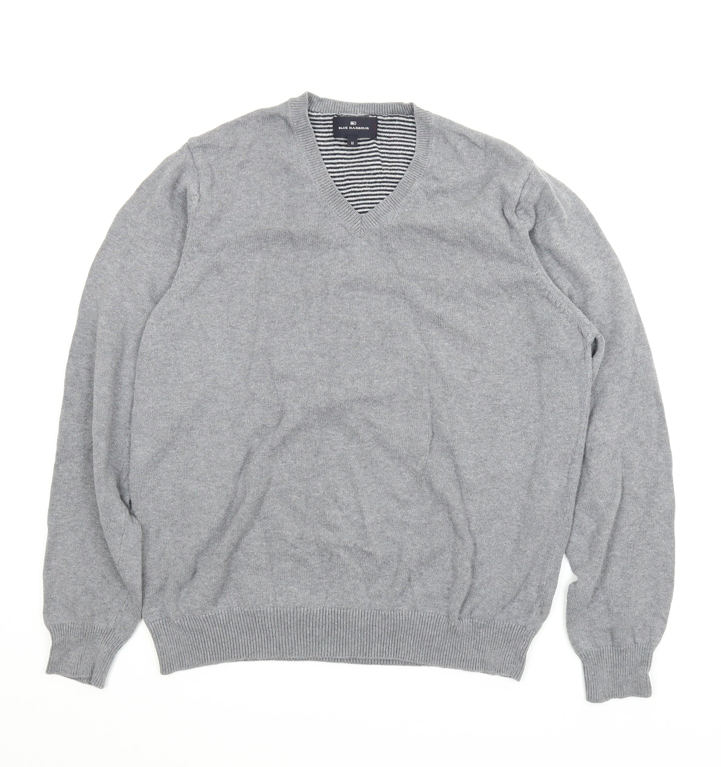 M&S Mens Grey   Pullover Jumper Size M