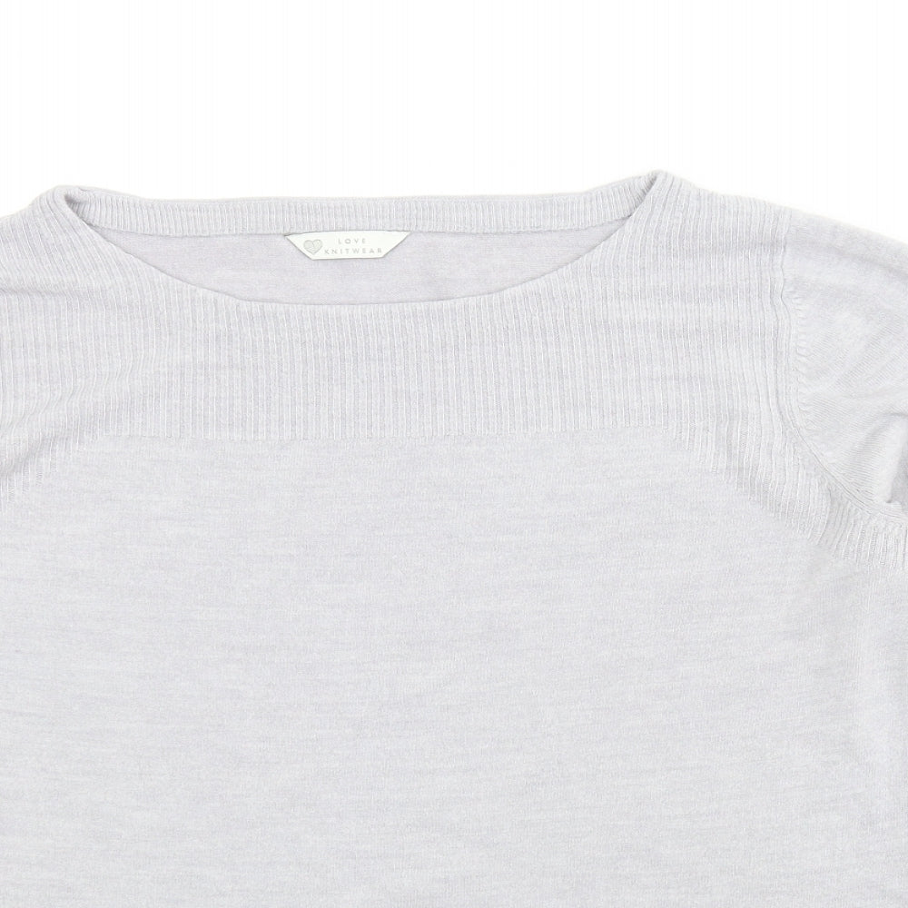 BHS Womens Grey   Pullover Jumper Size 18