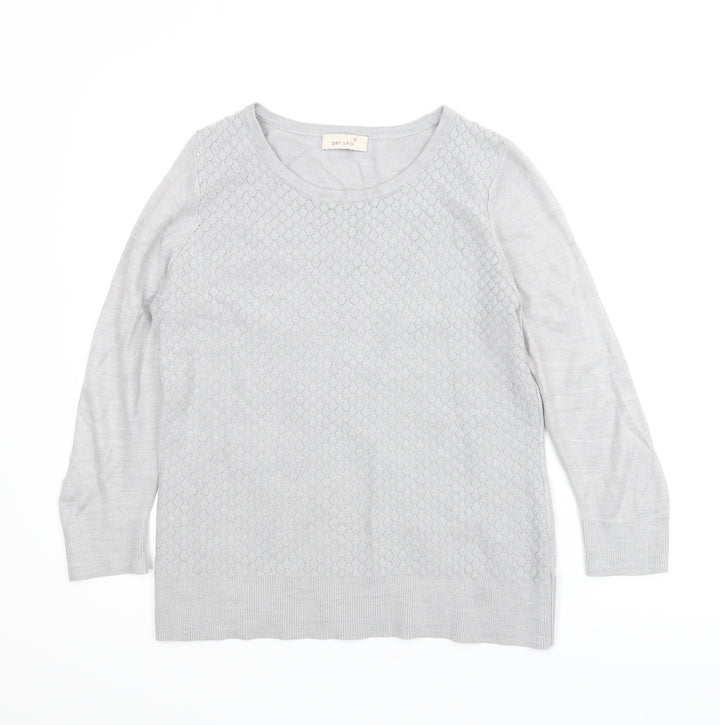 Per Una Womens Grey   Pullover Jumper Size M