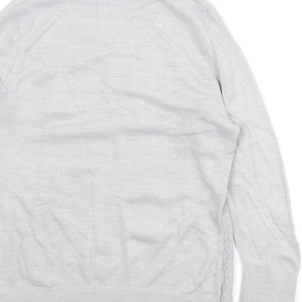 Per Una Womens Grey   Pullover Jumper Size M
