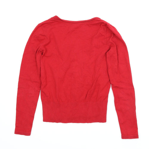 Preworn Womens Red   Pullover Jumper Size S