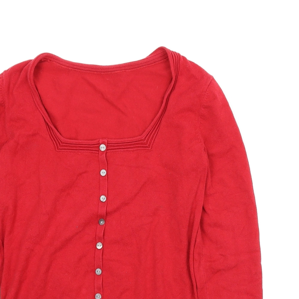 Preworn Womens Red   Pullover Jumper Size S