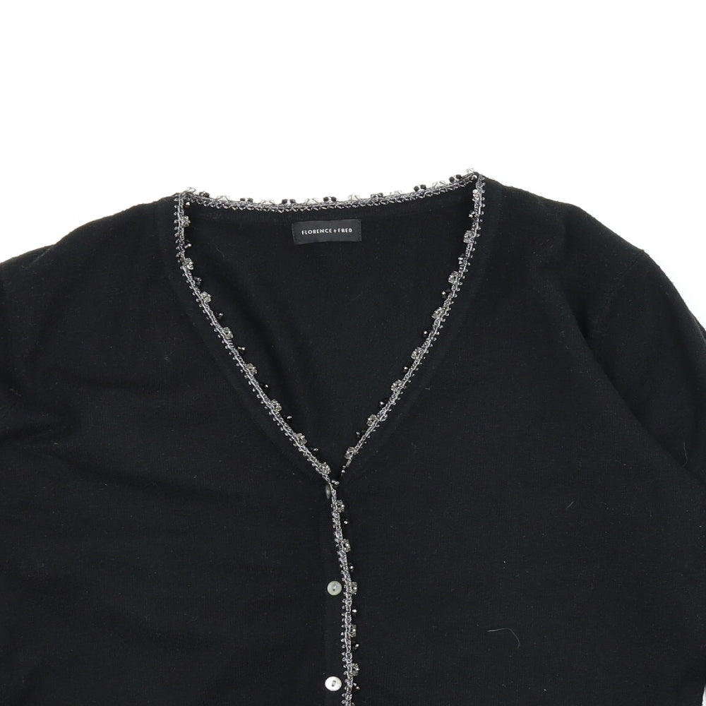 Florence & Fred Womens Black   Cardigan Jumper Size M