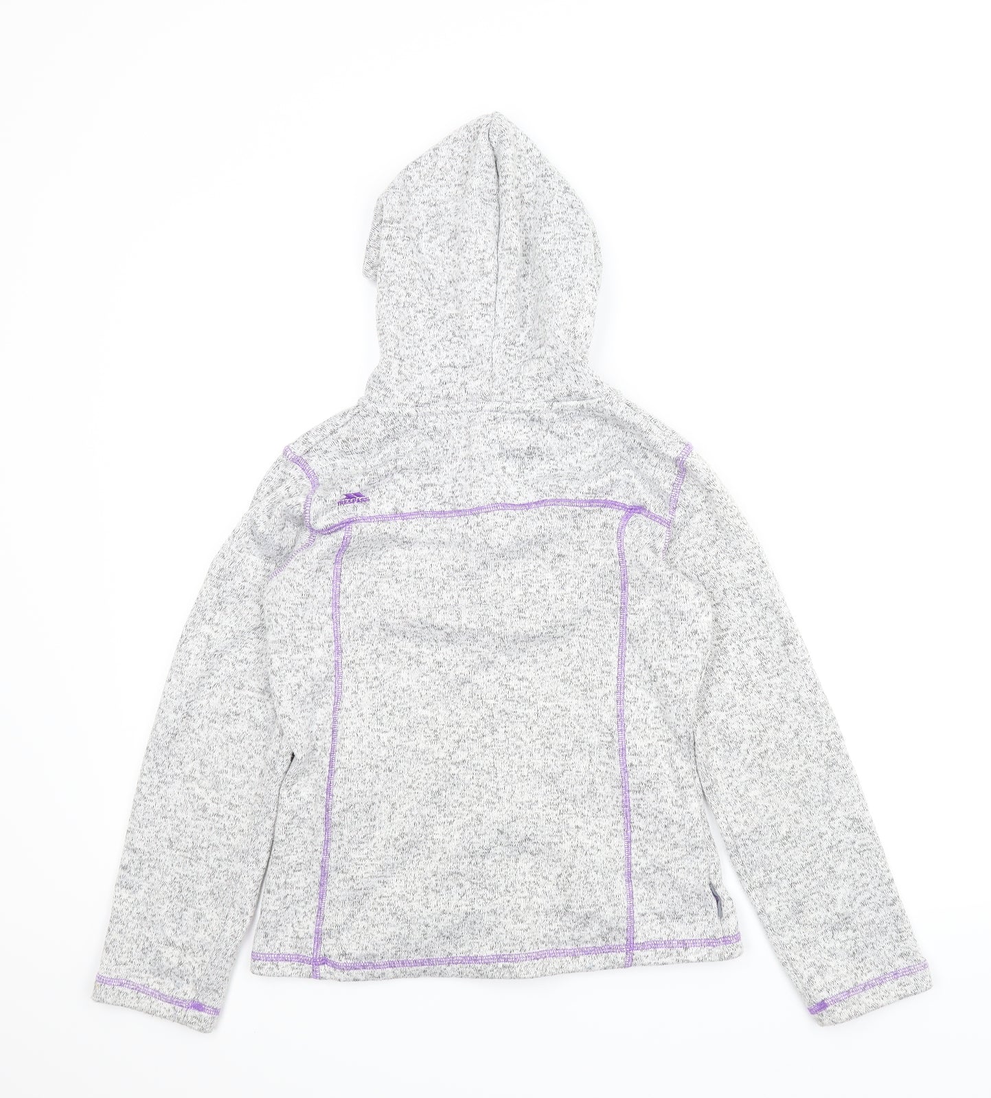 Trespass Girls Grey   Full Zip Hoodie Size 11-12 Years