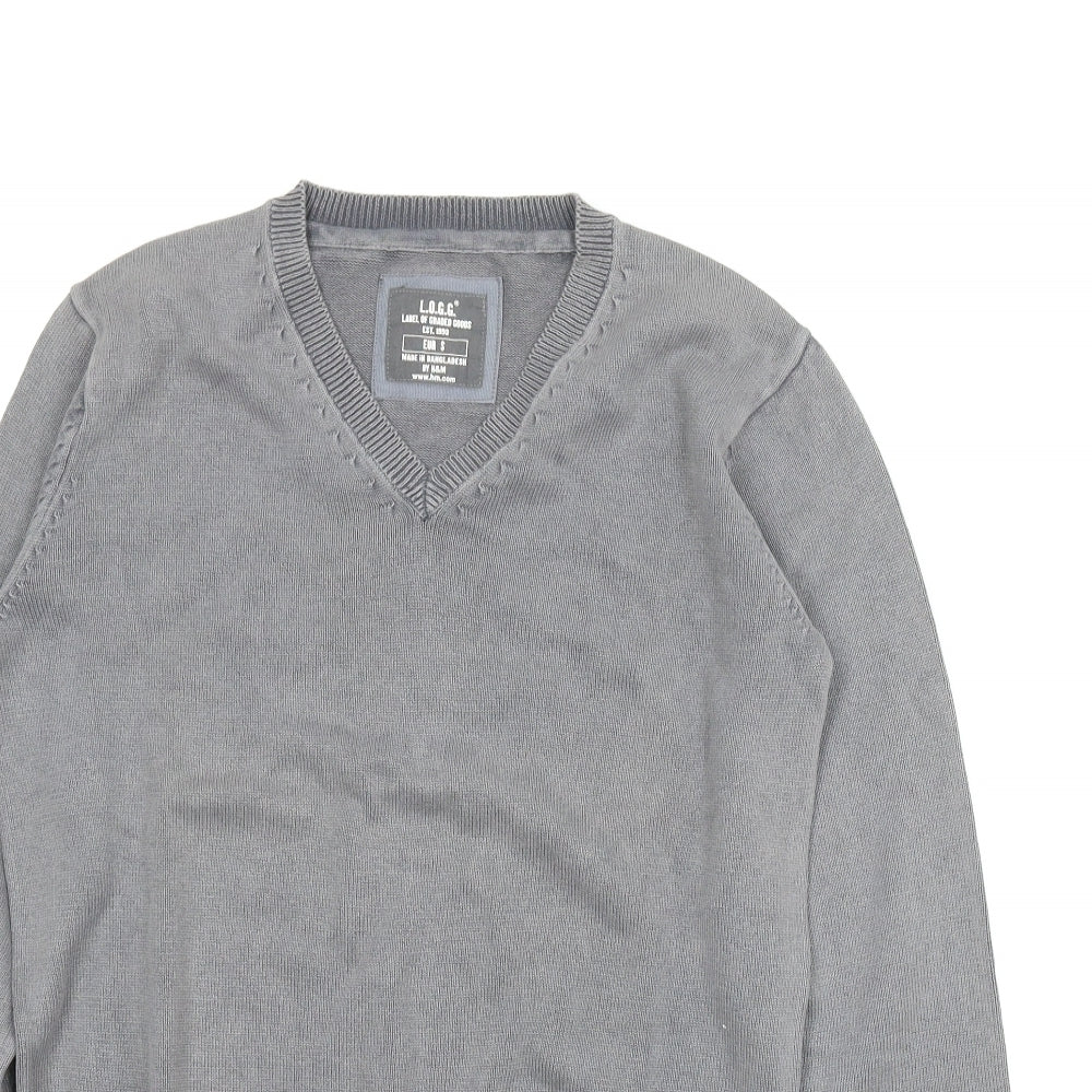 H&M Mens Grey   Pullover Jumper Size S