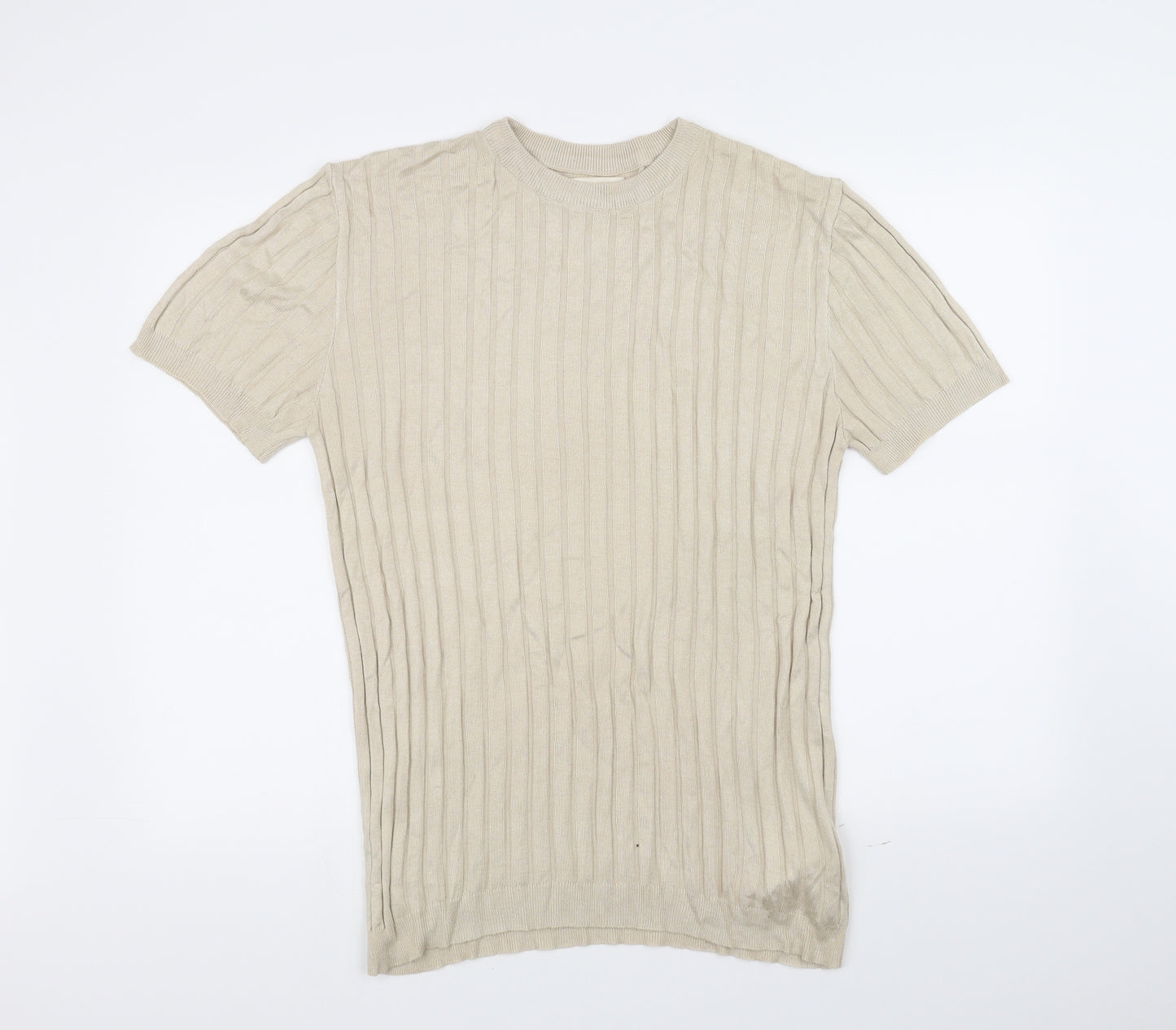 River Island Womens Beige   Basic T-Shirt Size XL