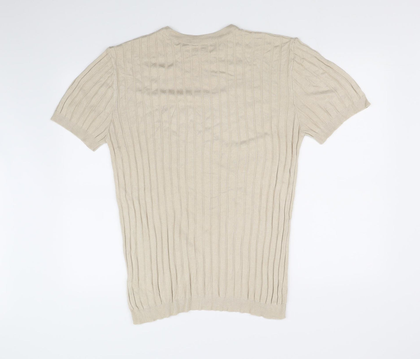 River Island Womens Beige   Basic T-Shirt Size XL