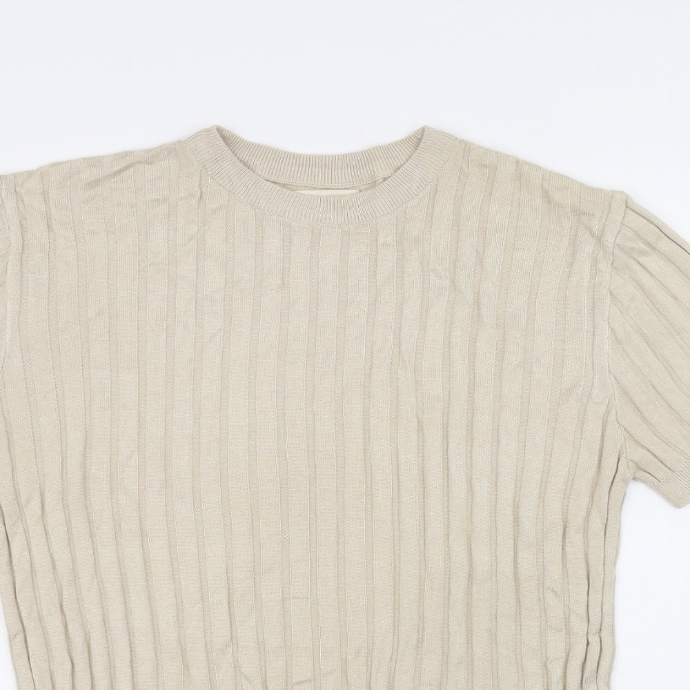 River Island Womens Beige   Basic T-Shirt Size XL