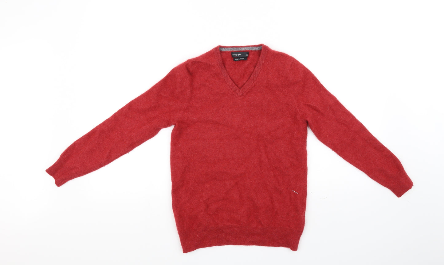 Marks and Spencer Womens Red   Pullover Jumper Size S