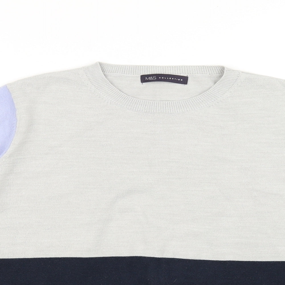 Marks and Spencer Womens Grey   Pullover Jumper Size 14