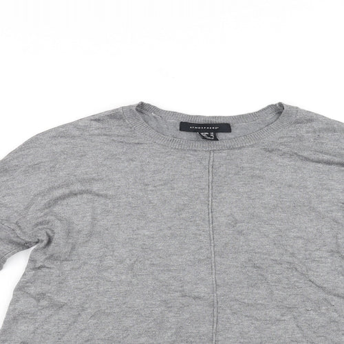 Atmosphere Womens Grey   Basic T-Shirt Size 10