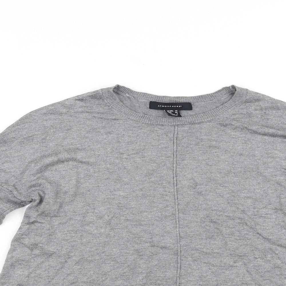Atmosphere Womens Grey   Basic T-Shirt Size 10