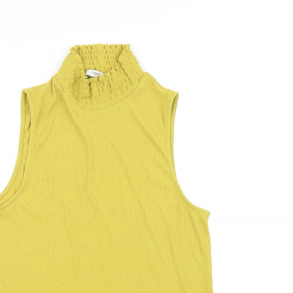 NEXT Womens Yellow   Basic T-Shirt Size 14