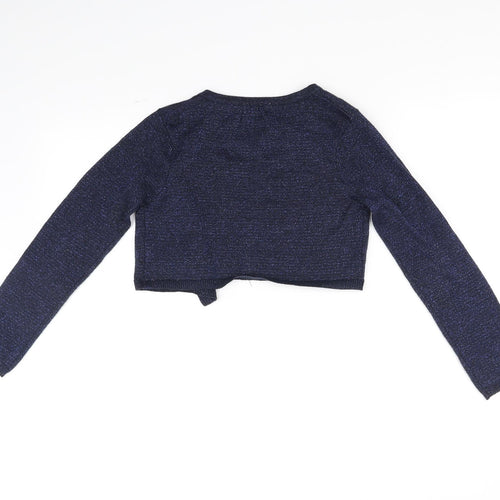 John Lewis Girls Blue   Cardigan Jumper Size 9 Years