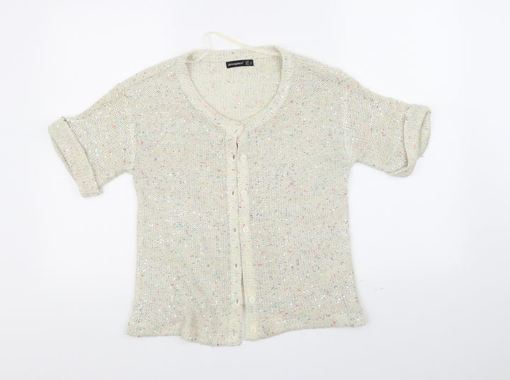Atmosphere Womens Beige   Cardigan Jumper Size 8