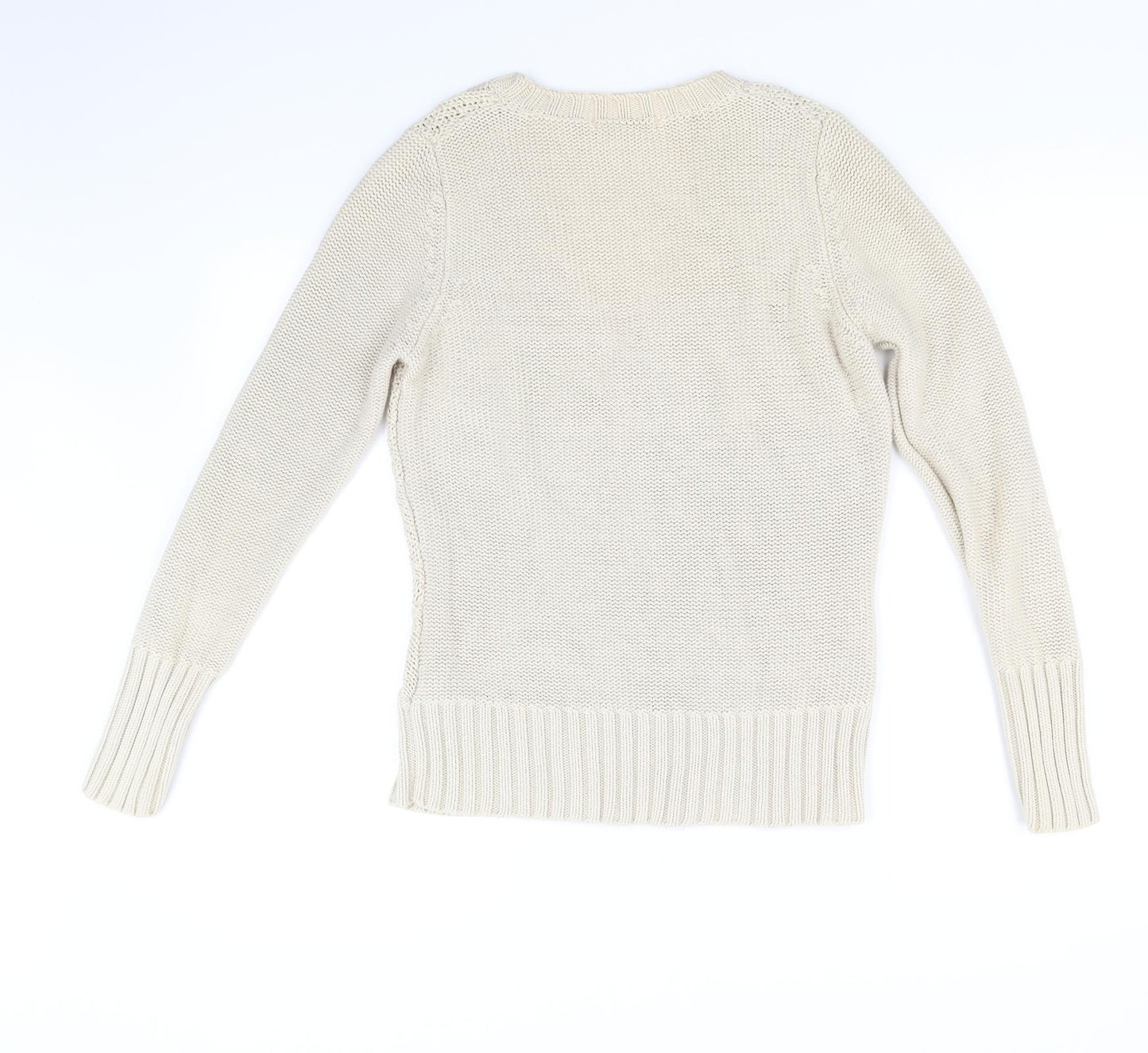 Marks and Spencer Womens Beige   Pullover Jumper Size 12