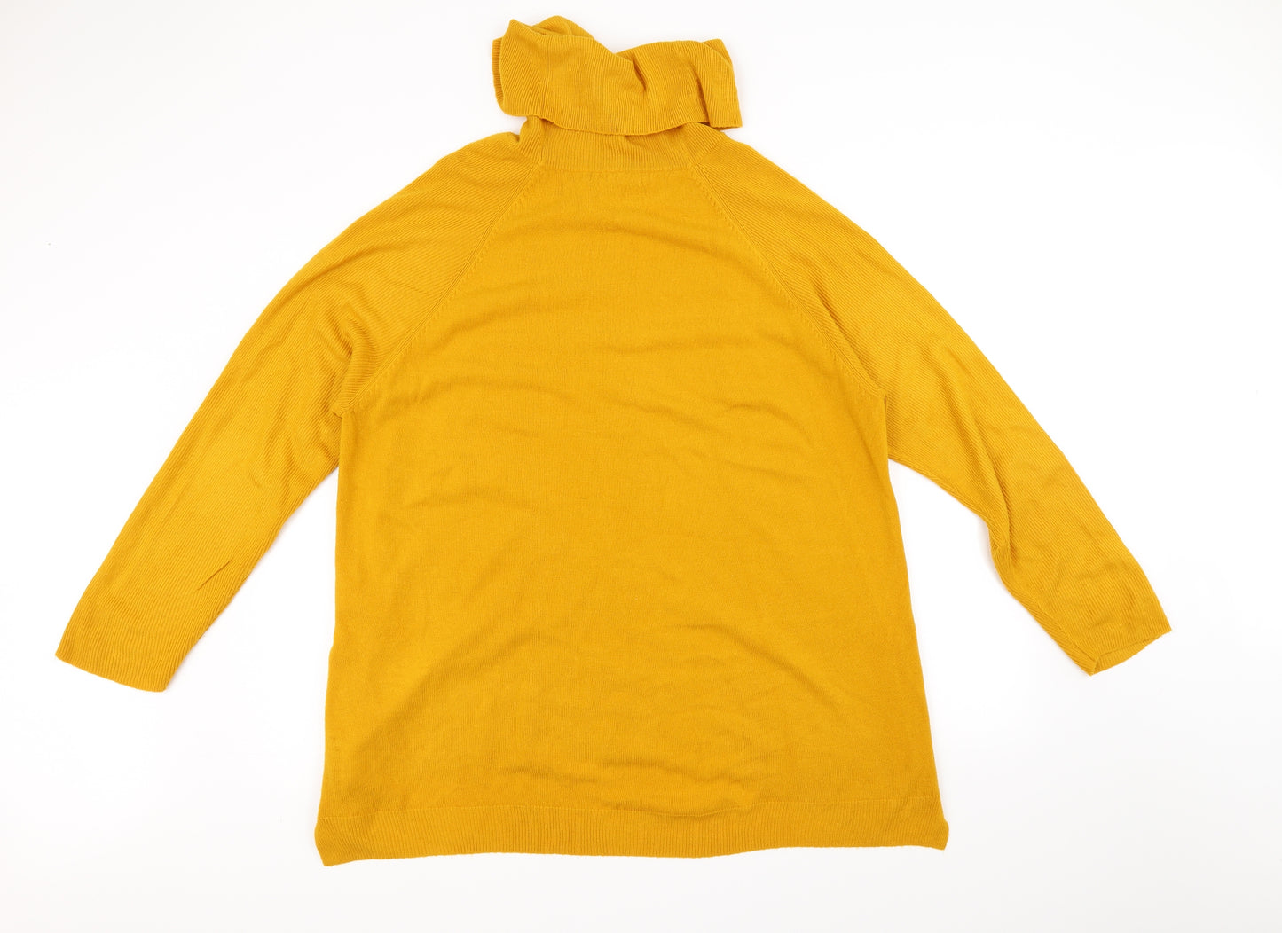 Peacocks Womens Yellow   Pullover Jumper Size 18