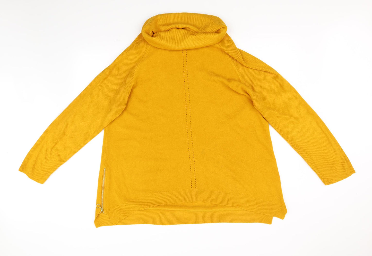 Peacocks Womens Yellow   Pullover Jumper Size 18