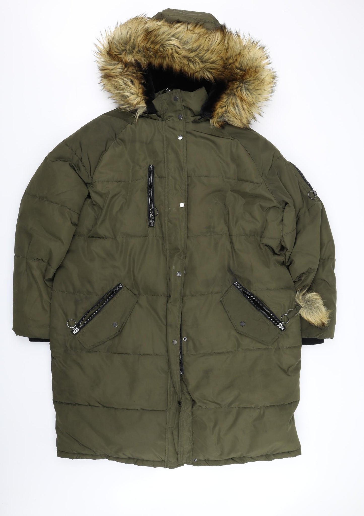 F&F Womens Green   Jacket Coat Size 18