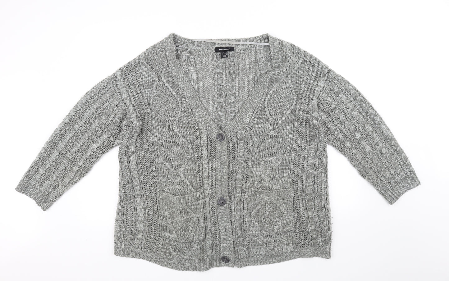 Atmosphere Womens Grey   Cardigan Jumper Size 18
