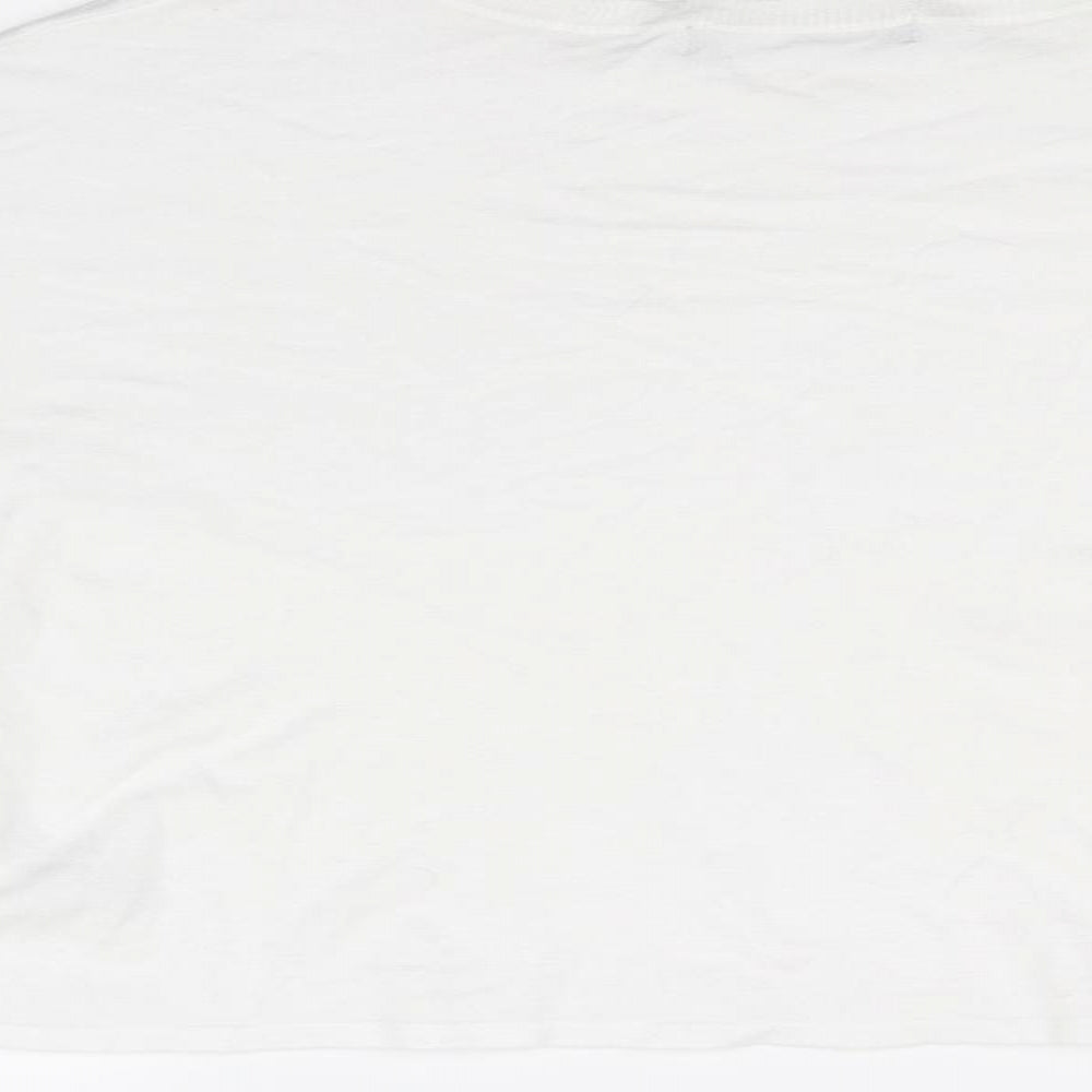 Marks and Spencer Womens White   Basic T-Shirt Size 14