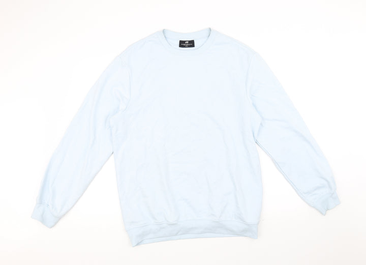 H&M Mens Blue Pullover Jumper Size M
