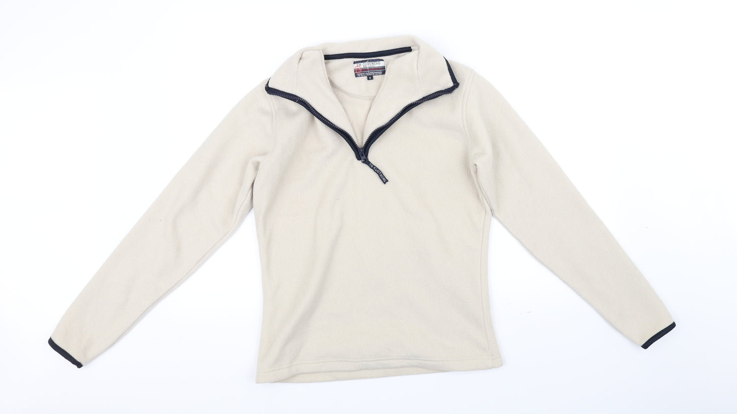 TH CLOTHING Womens Beige   Pullover Jumper Size S