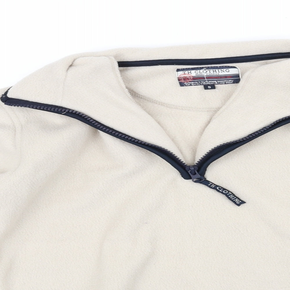 TH CLOTHING Womens Beige   Pullover Jumper Size S