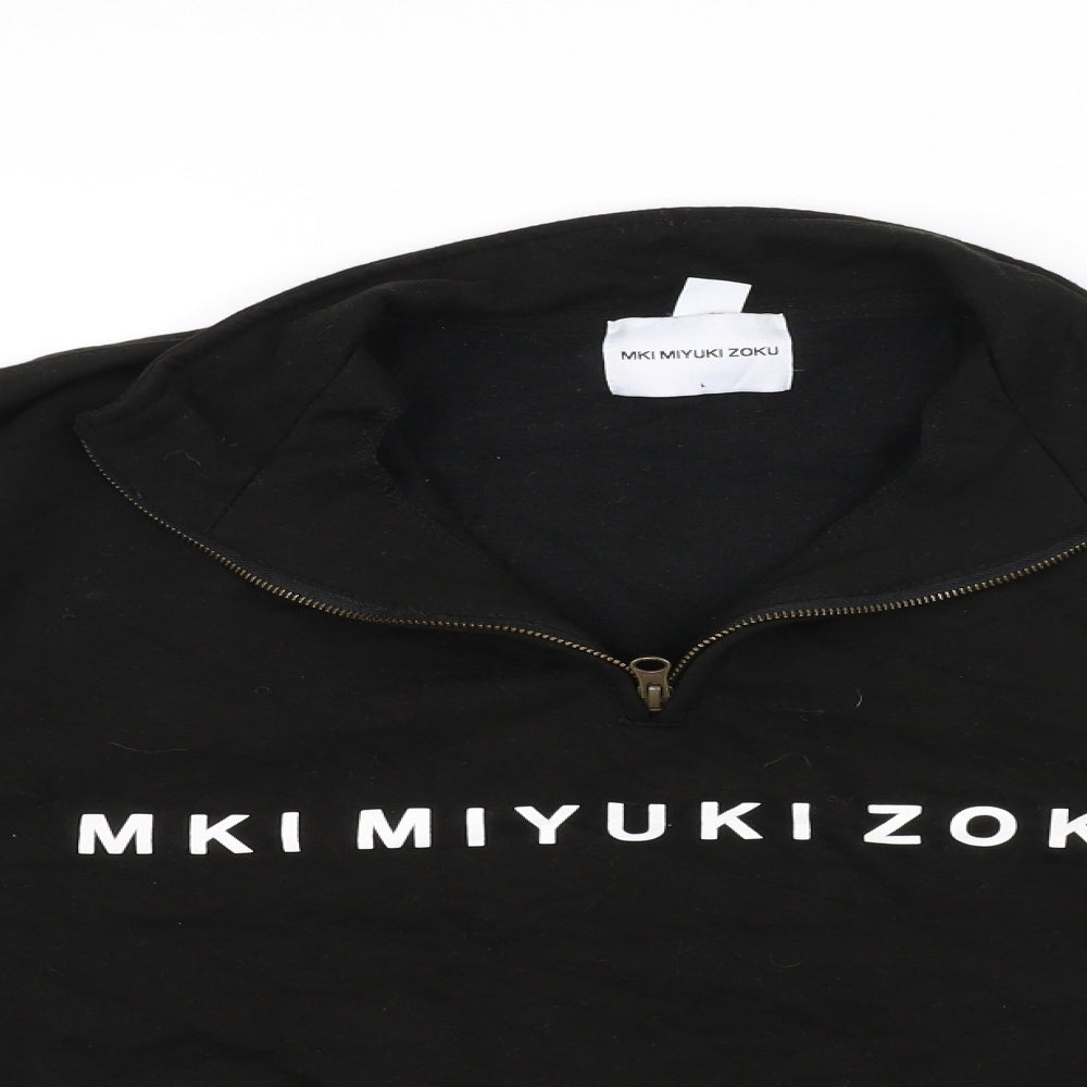 Mki Miyuki Zoku Womens Black   Pullover Jumper Size L