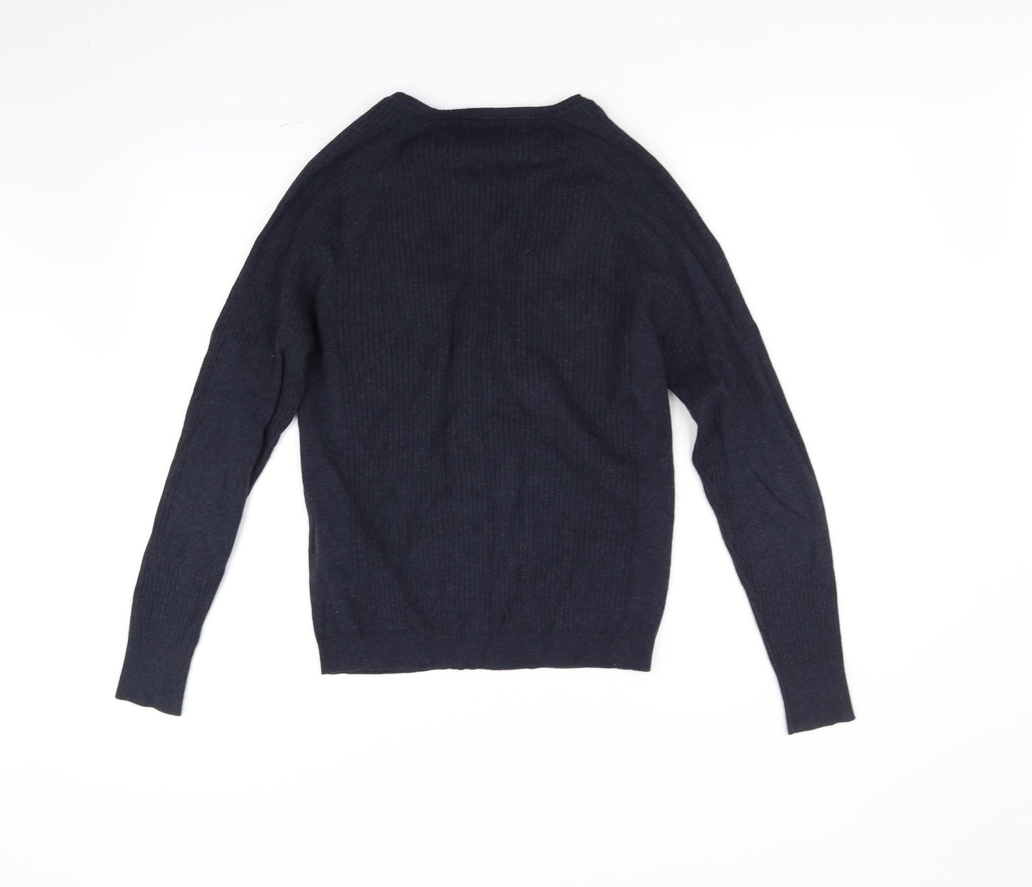 Zara Knit Mens Blue   Cardigan Jumper Size M