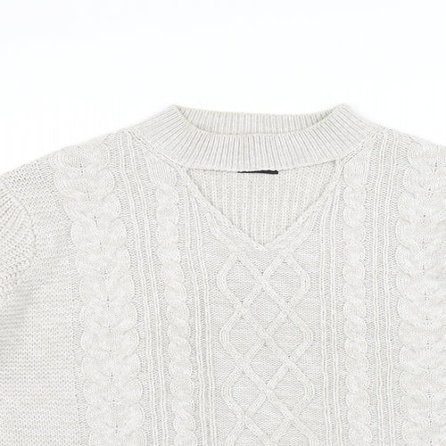 Beyou Womens Beige   Pullover Jumper Size 16