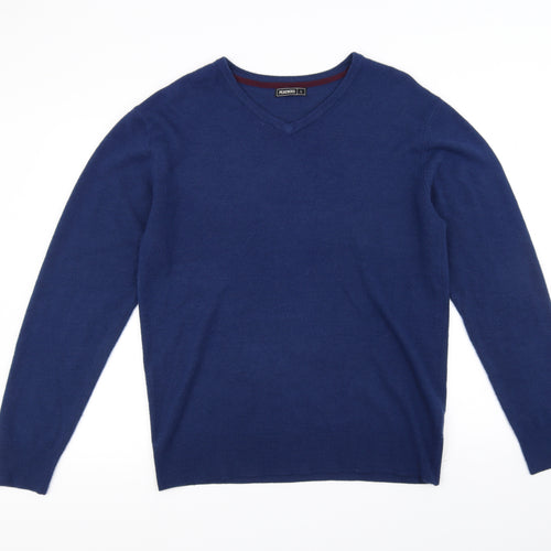 Peacocks Mens Blue   Pullover Jumper Size L