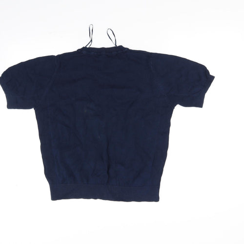 Marks and Spencer Womens Blue   Basic T-Shirt Size 14