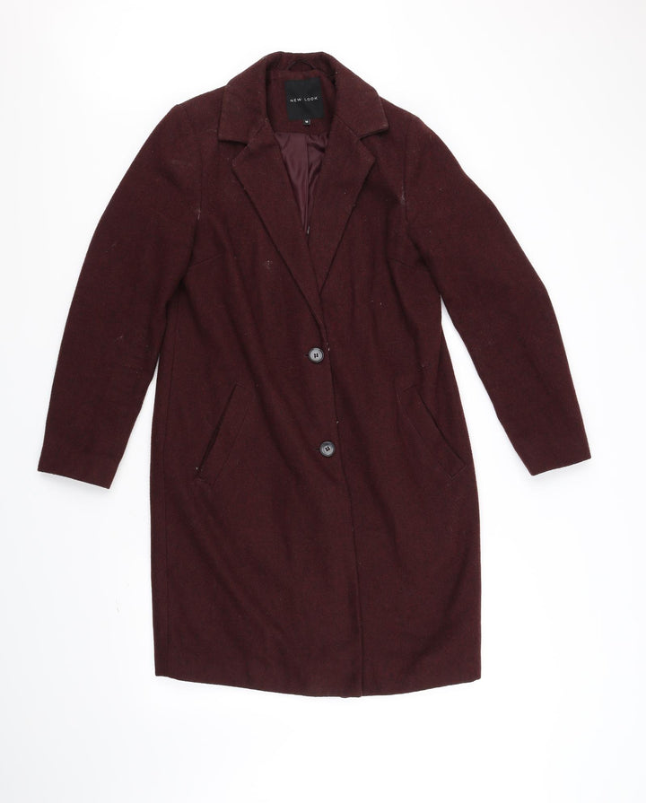 New Look Womens Purple   Jacket Coat Size 10