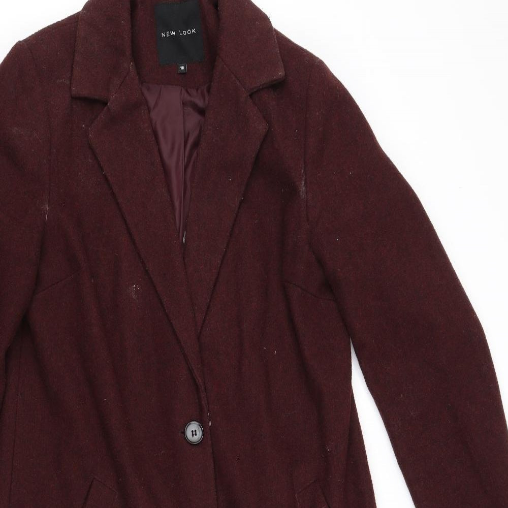 New Look Womens Purple   Jacket Coat Size 10