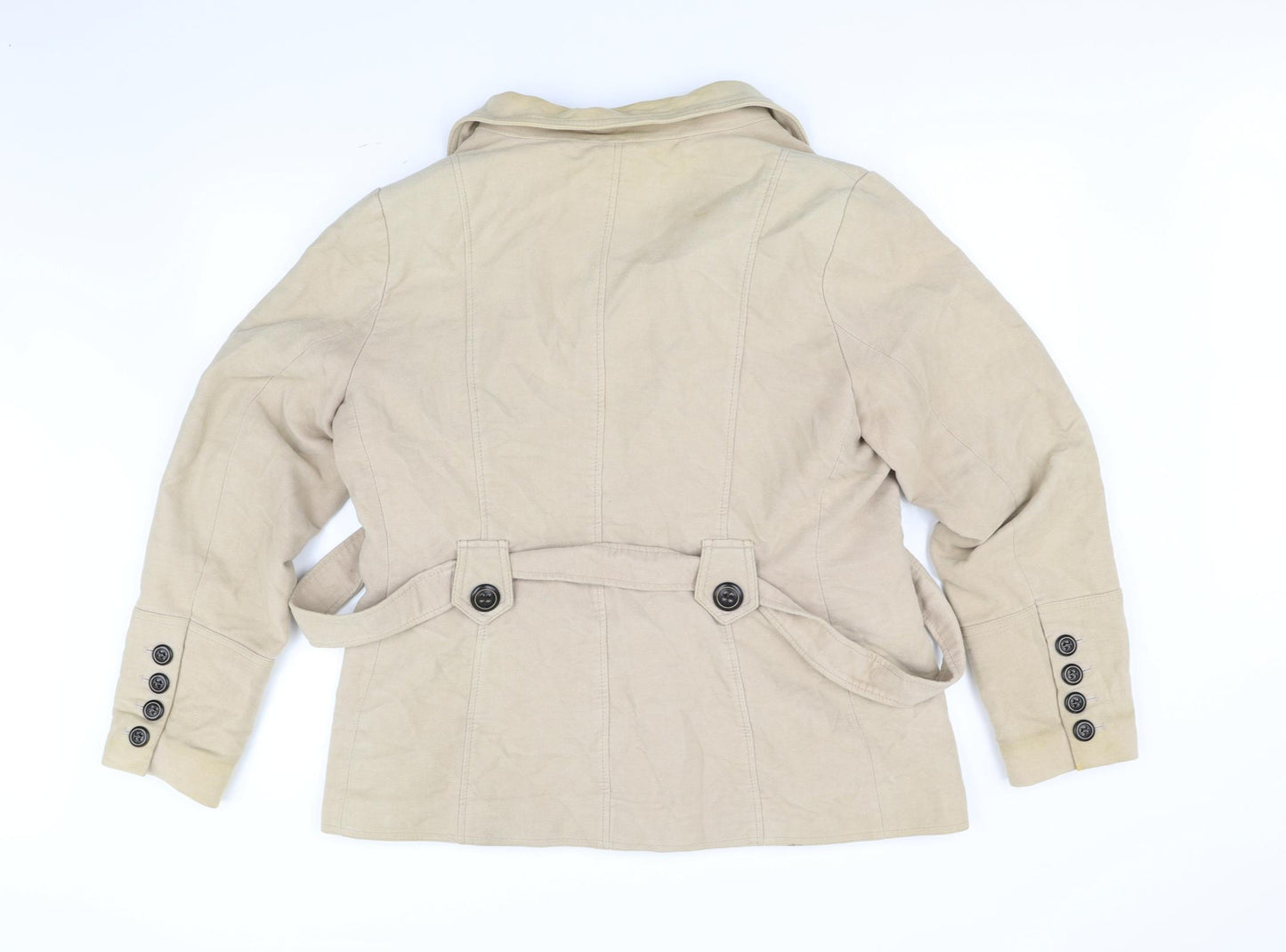 NEXT Womens Beige   Jacket Coat Size 18