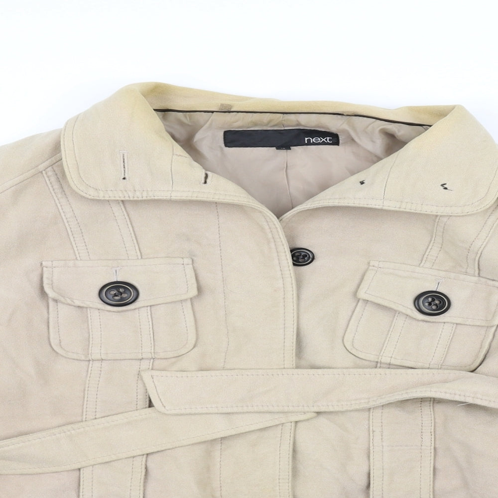NEXT Womens Beige   Jacket Coat Size 18
